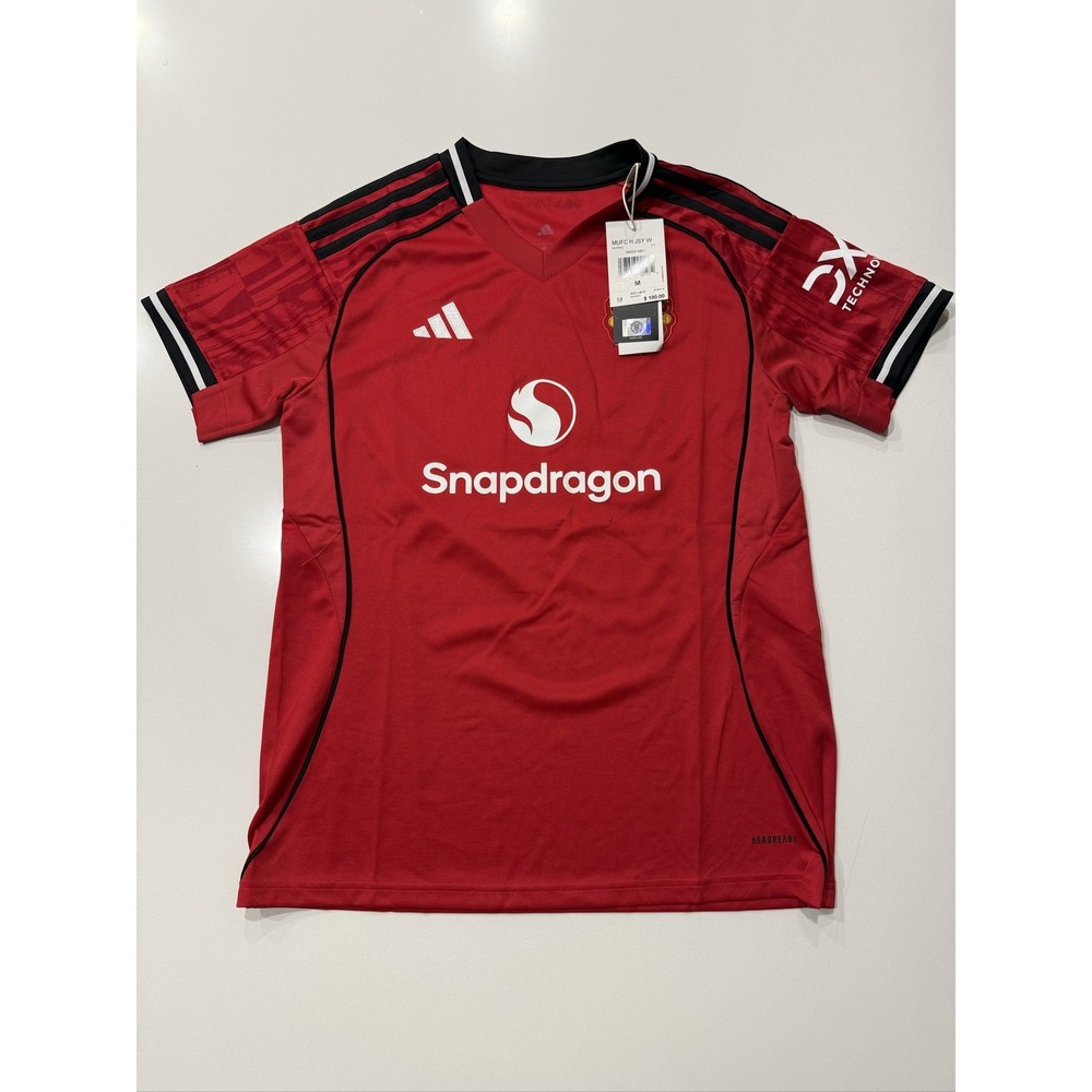 Adidas Manchester United Home Jersey 24/25 Womens M Red Soccer JP3012